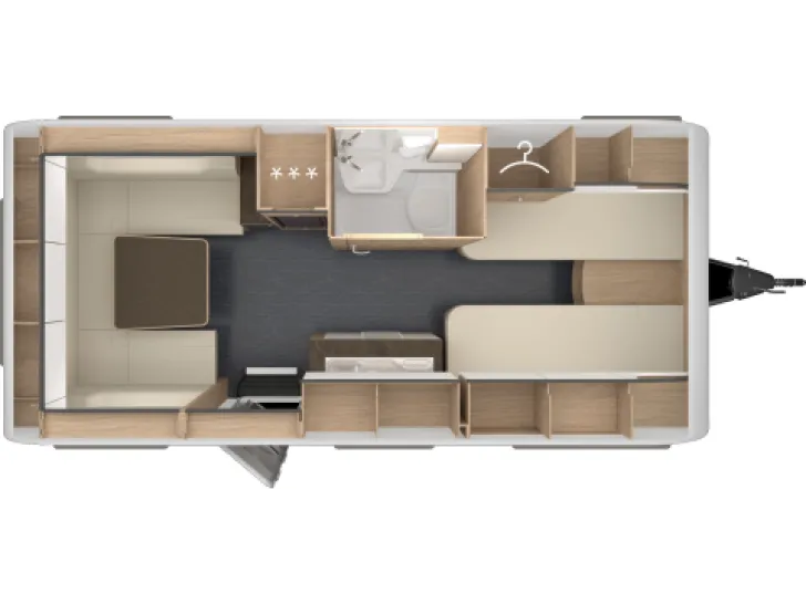 Grundriss Tag Tabbert Pantiga 490 E 2,3 Finest Edition Modell 2026 ; AKTIONSPREIS