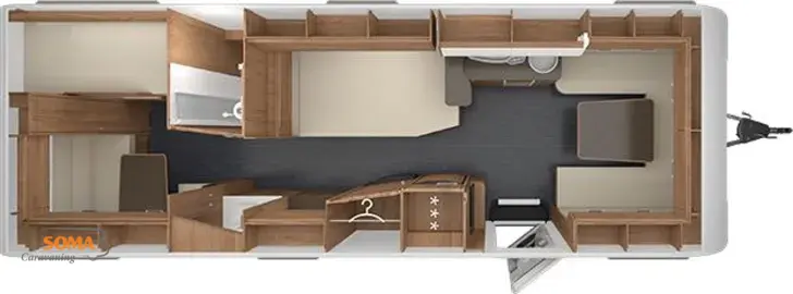 Grundriss Tag Tabbert Da Vinci 700 KD