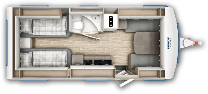 Grundriss Tag Fendt Bianco Activ 515 SGE Modell 2026 / 2000 kg / Pineto