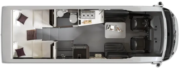Tagesgrundriss Adria Supersonic 780 DL Tagesgrundriss Adria Supersonic 780 DL