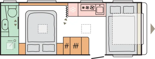 Nachtgrundriss Adria Adora 613 UT