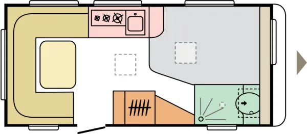 Tagesgrundriss Adria Altea 472 PU
