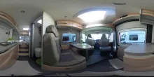 360° Innenansicht Dethleffs Globetrail 640 EK Fiat Navi/Kamera, Markise, AHK