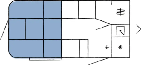 Nachtgrundriss Hobby Beachy 420