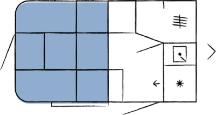 Grundriss Nacht Hobby Beachy 360 Modell 2026
