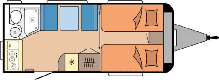 Grundriss Tag Hobby De Luxe 460 SL
