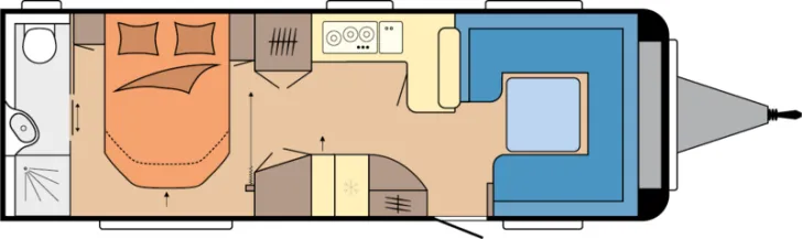 Grundriss Tag Hobby Prestige 720 WQC Modell 2026