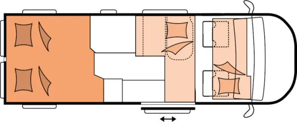 Nachtgrundriss Hobby PRESTIGE Van 640 ET First Edition Nachtgrundriss Hobby PRESTIGE Van 640 ET First Edition