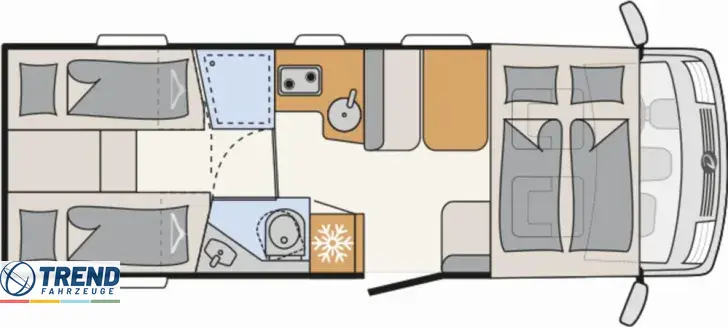 Fahrzeugbild Dethleffs Trend I 7057 EB #5