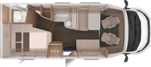 Grundriss Tag Knaus L!VE TI PLATINUM SELECTION 650 MF