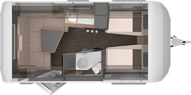 Grundriss Tag Knaus Südwind 60 YEARS 460 EU % Aktionswagen %