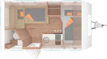 Grundriss Nacht Weinsberg CaraCito 390 QD Duschausbau