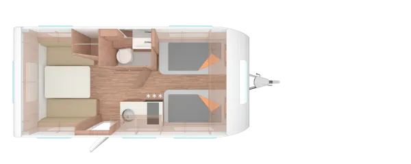 Tagesgrundriss Weinsberg CaraCito 470 EU Tagesgrundriss Weinsberg CaraCito 470 EU