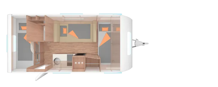 Grundriss Nacht Weinsberg CaraCito 470 QDK *Cara Cito-Paket*