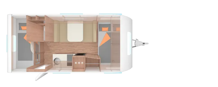 Grundriss Tag Weinsberg CaraCito 470 QDK *Cara Cito-Paket*