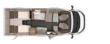 Grundriss Tag Knaus VAN TI Vansation 650 MEG
