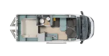Grundriss Tag Laika Kosmo 60 Chassis Paket Supremo