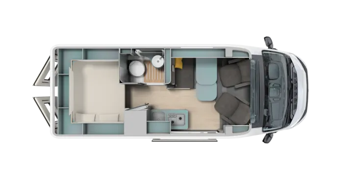Grundriss Tag Laika Kosmo 60 Chassis Paket Supremo