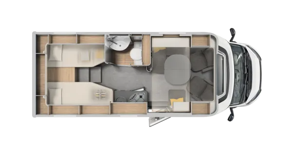 Tagesgrundriss Laika Ecovip L 2009 Tagesgrundriss Laika Ecovip L 2009