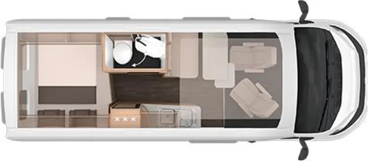 Grundriss Tag Knaus BoxLife PLATINUM SELECTION 600 DQ Spare 9.336,-!