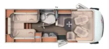Grundriss Tag Carthago C2-tourer I 143 KB-LE comfort 4.2t