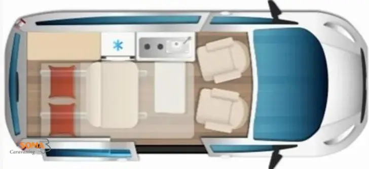 Grundriss Tag Bürstner B66 UV Copa 532