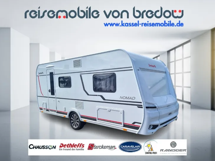 Fahrzeugbild Dethleffs Nomad 490 EST Modell 25 Einzelbetten mit Heckbad #1