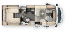 Grundriss Tag Malibu T 490 LE