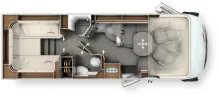Grundriss Tag Carthago chic c-line I 4.9 LE L SuperPaket*Wechselrichter