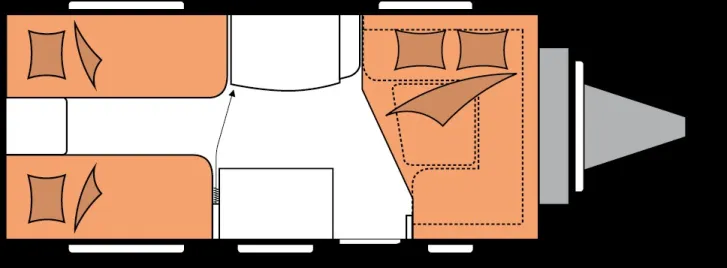 Grundriss Tag Hobby De Luxe 460 LU
