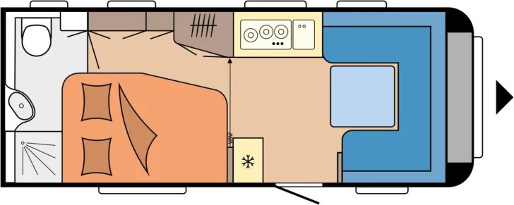 Grundriss Tag Hobby Excellent 540 WFU