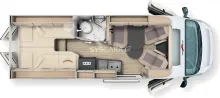 Grundriss Tag Malibu Van diversity 640 LE K charming GT skyview 140PS 8 Gang Aut. Skyview