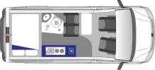 Grundriss Tag Westfalia Sven Hedin Premium 163 PS Automatik Navi*LED*ACC