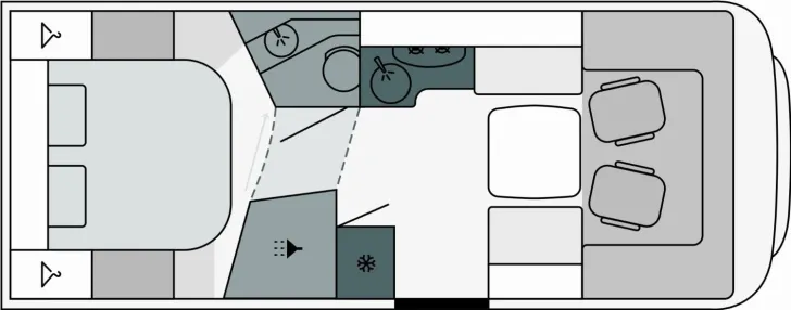 Grundriss Tag Etrusco I 7400 QBC Sonderaktion |Type X |TV+SAT|Heavy