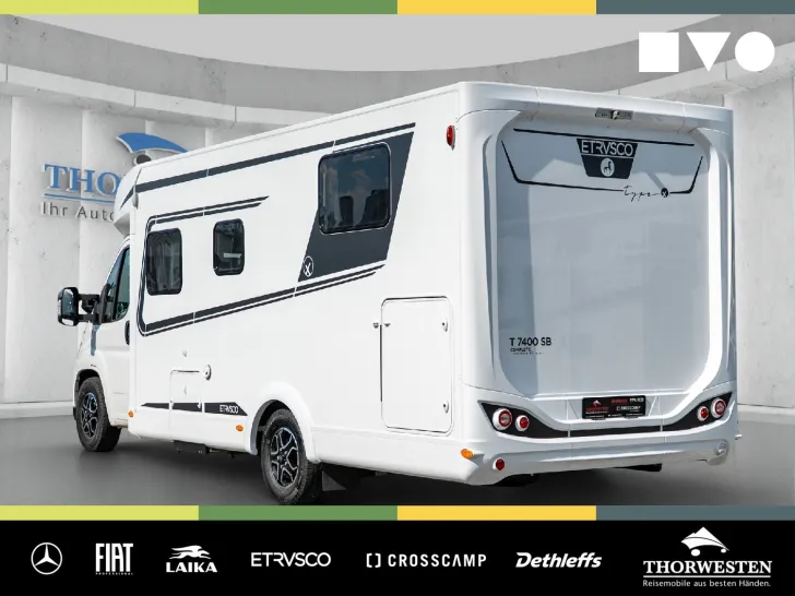 Fahrzeugbild Etrusco T 7400 SB Fiat 180 32"TV WINTER **SUPER-SALE** #4