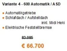 Fahrzeugbild LMC Innovan 600 - SOMA VAN EDITION Fiat-Aufstelldach #13