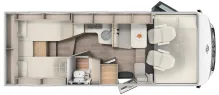 Grundriss Tag Carado I 338 pro+ 180PS/8.G/6878Euro gespart