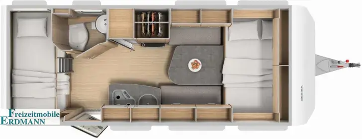 Grundriss Tag Hymer Eriba Eriba Nova Light 515