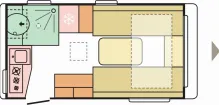 Grundriss Tag Adria Action 391 LH Sports SoundB|Combi4Hzg|Autark