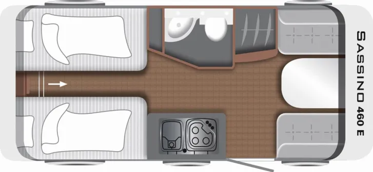 Fahrzeugbild LMC Sassino 460 E Fliegenschutztür/Dusch-Paket/Sassino-Paket/1,36t #2