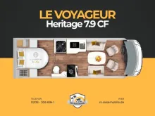 Fahrzeugbild Le Voyageur Heritage 8.0 CF 2025*4 x Solar*2 x Klima*Sat*TV #25