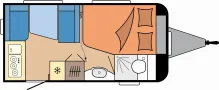 Grundriss Tag Hobby De Luxe 400 SFe 2026