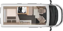 Grundriss Tag Knaus BoxTime 540 MQ Care-Drive-Advance Paket