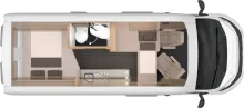 Grundriss Nacht Knaus BoxTime 600 MQ Modell 2026