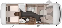 Grundriss Tag Knaus Sun I 700 LEG sofort Verfügbar