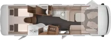 Grundriss Tag Knaus Sun I 900 LEG Vollausstattung