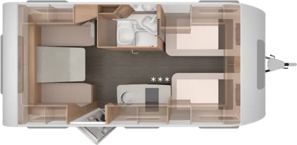 Tagesgrundriss Knaus Südwind 460 EU Black Selection