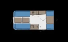 Grundriss Tag Hobby Beachy 420+ 2026