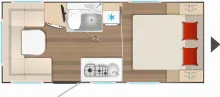 Grundriss Tag Bürstner B66 485 TS - Averso MODELL 2026 !!!