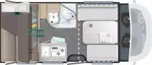 Grundriss Tag Challenger S-Teilintegrierte S294 Sport Edition Arctic + Zubehör Paket